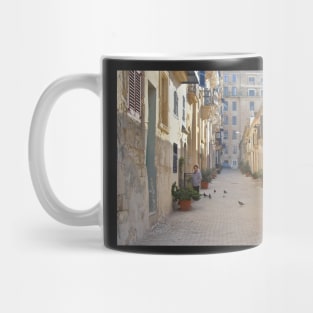 Old Street, Valletta, Malta Mug